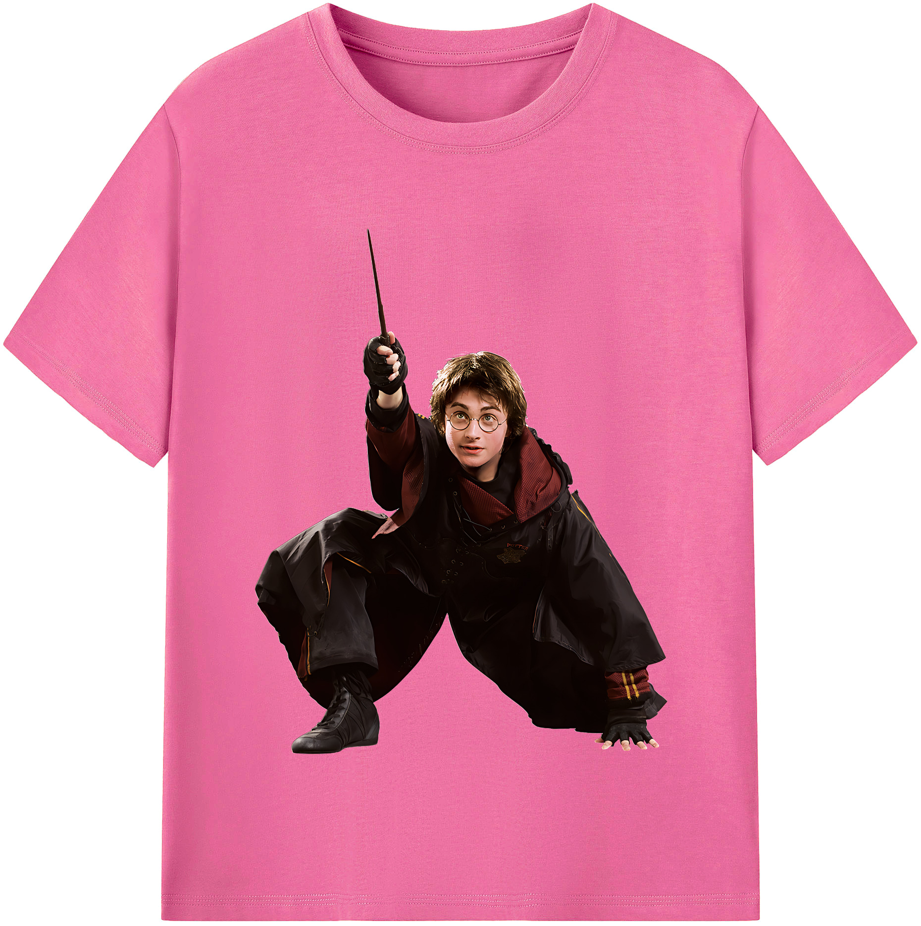 （画像用） Harry Potter ハリー・ポッターシリーズ レディースカジュアルプリントTシャツ（綿100％）